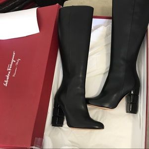 Salvatore Ferragamo Leon Nero Boots